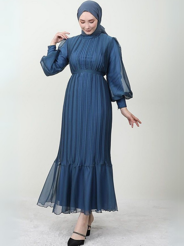 Lira | Graceful Pleated Day-to-Evening Dress