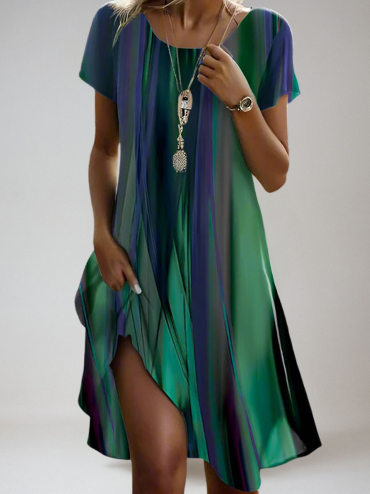 Luna | Boho Gradient Maxi Dress