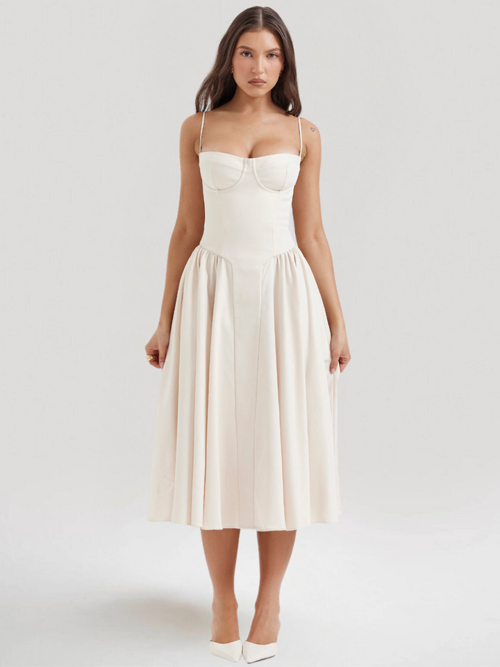 Evelina | Timeless Draped Dress