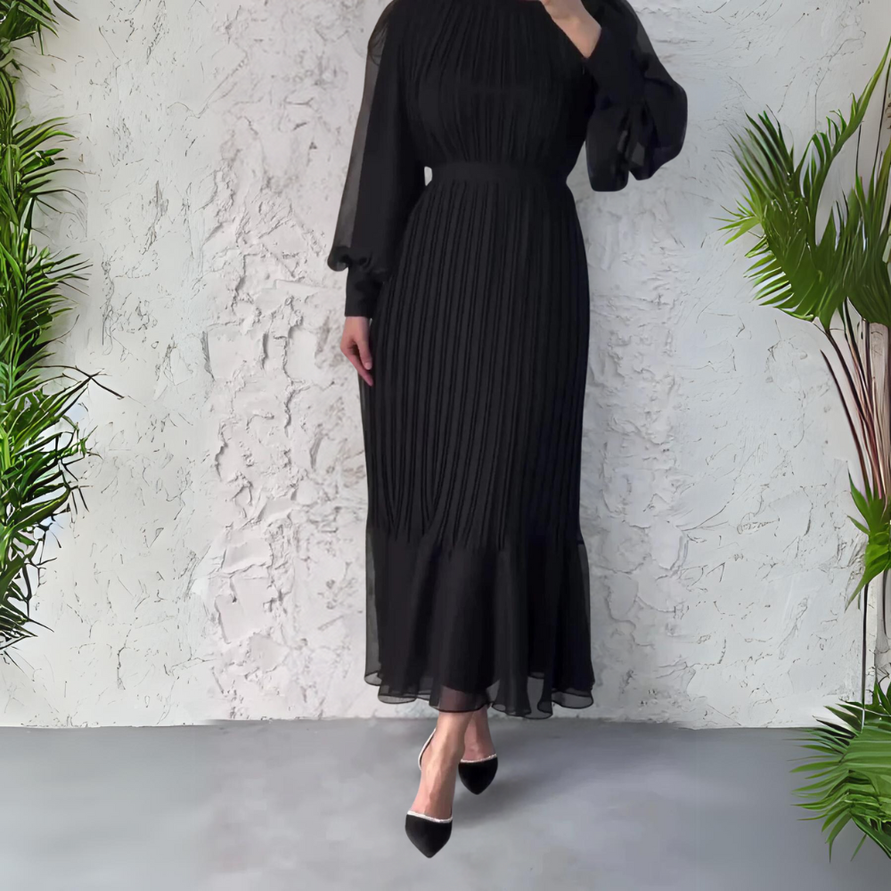 Lira | Graceful Pleated Day-to-Evening Dress