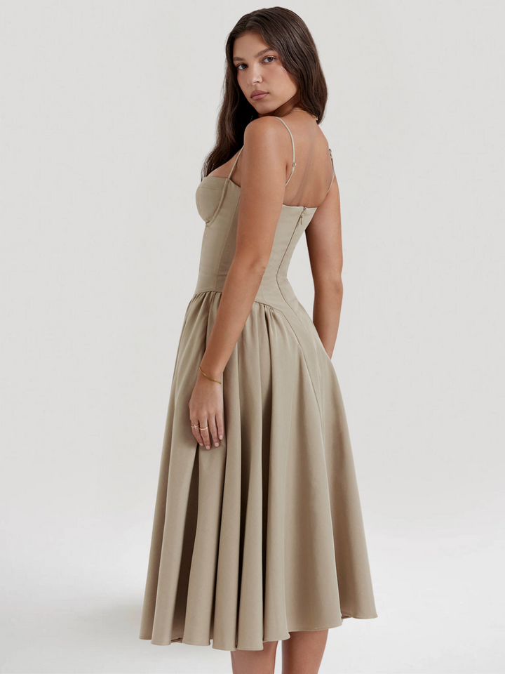 Evelina | Timeless Draped Dress