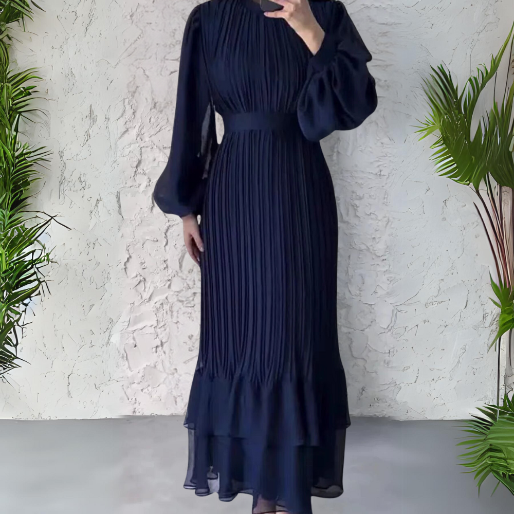 Lira | Graceful Pleated Day-to-Evening Dress