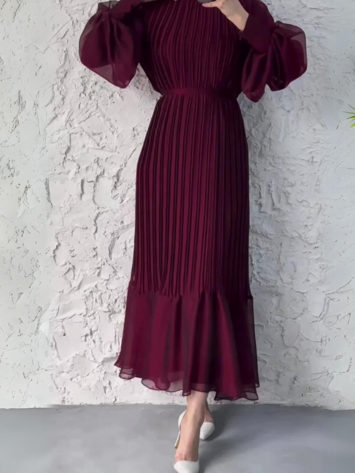 Lira | Graceful Pleated Day-to-Evening Dress