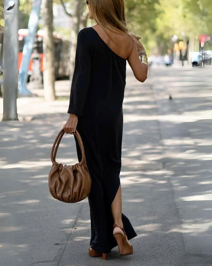 Amara | One-Shoulder Elegance Maxi Dress