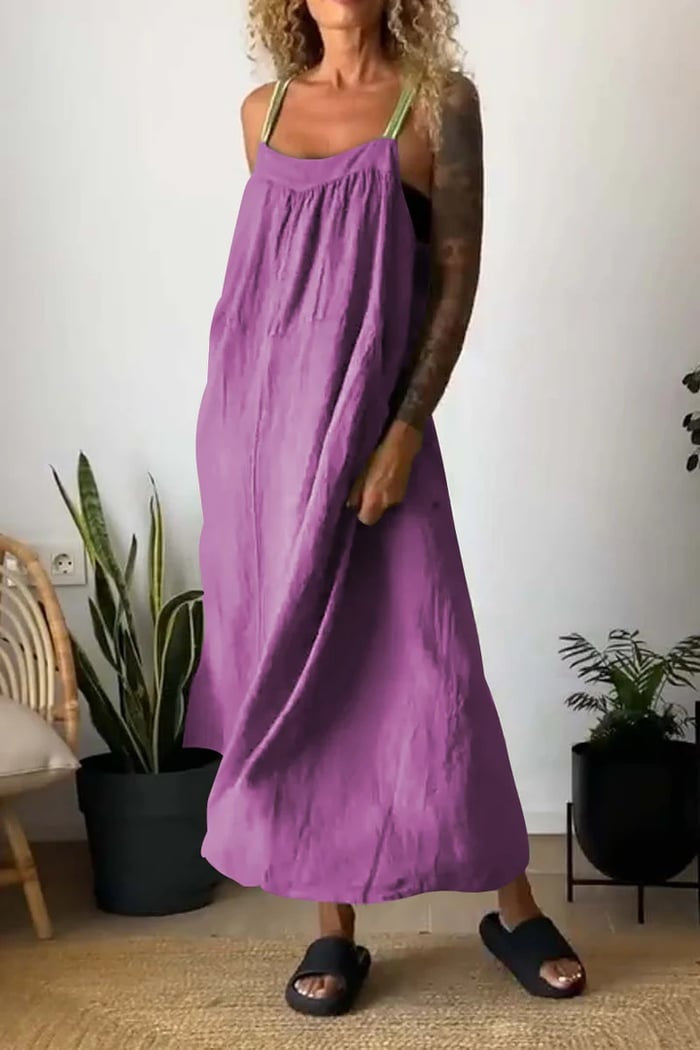 Adelle | Boho Pocket Maxi Dress