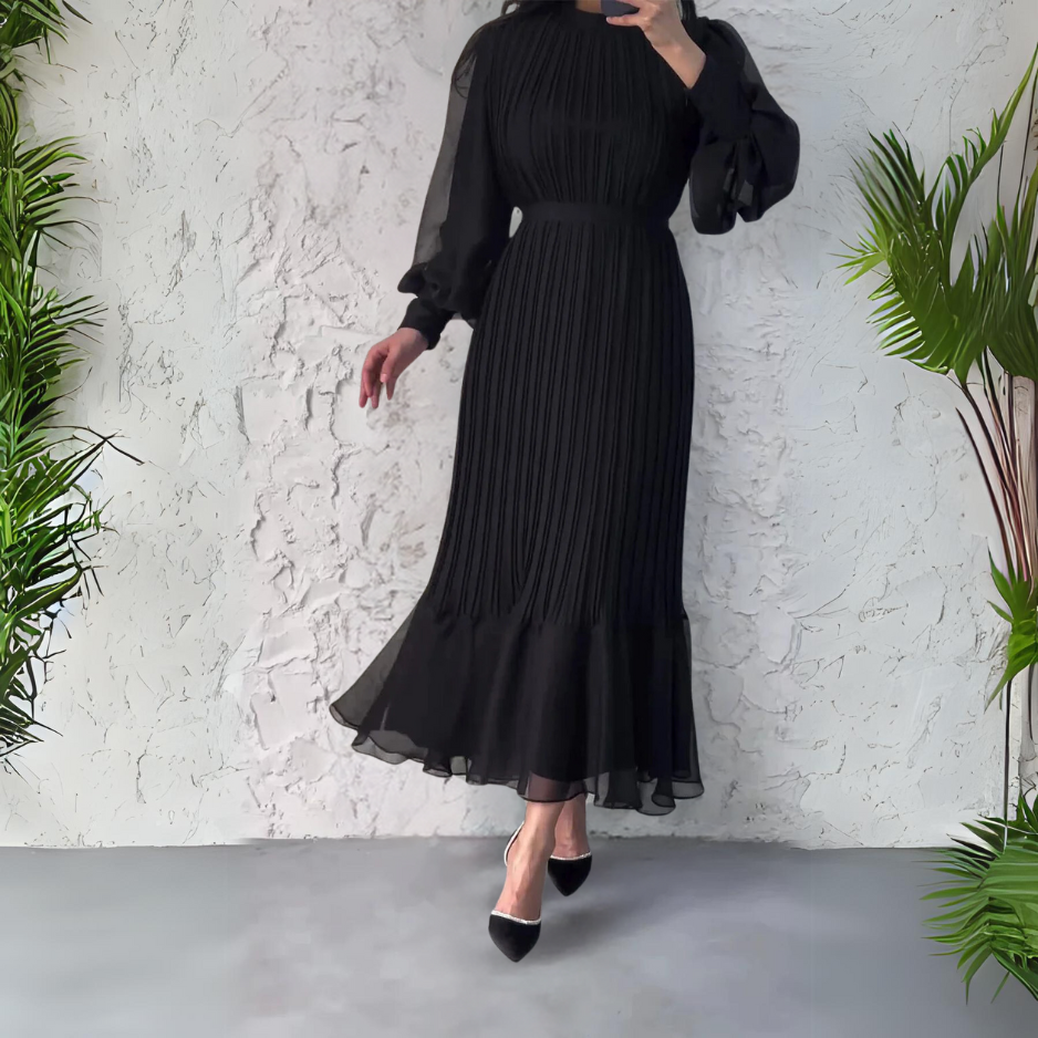 Lira | Graceful Pleated Day-to-Evening Dress