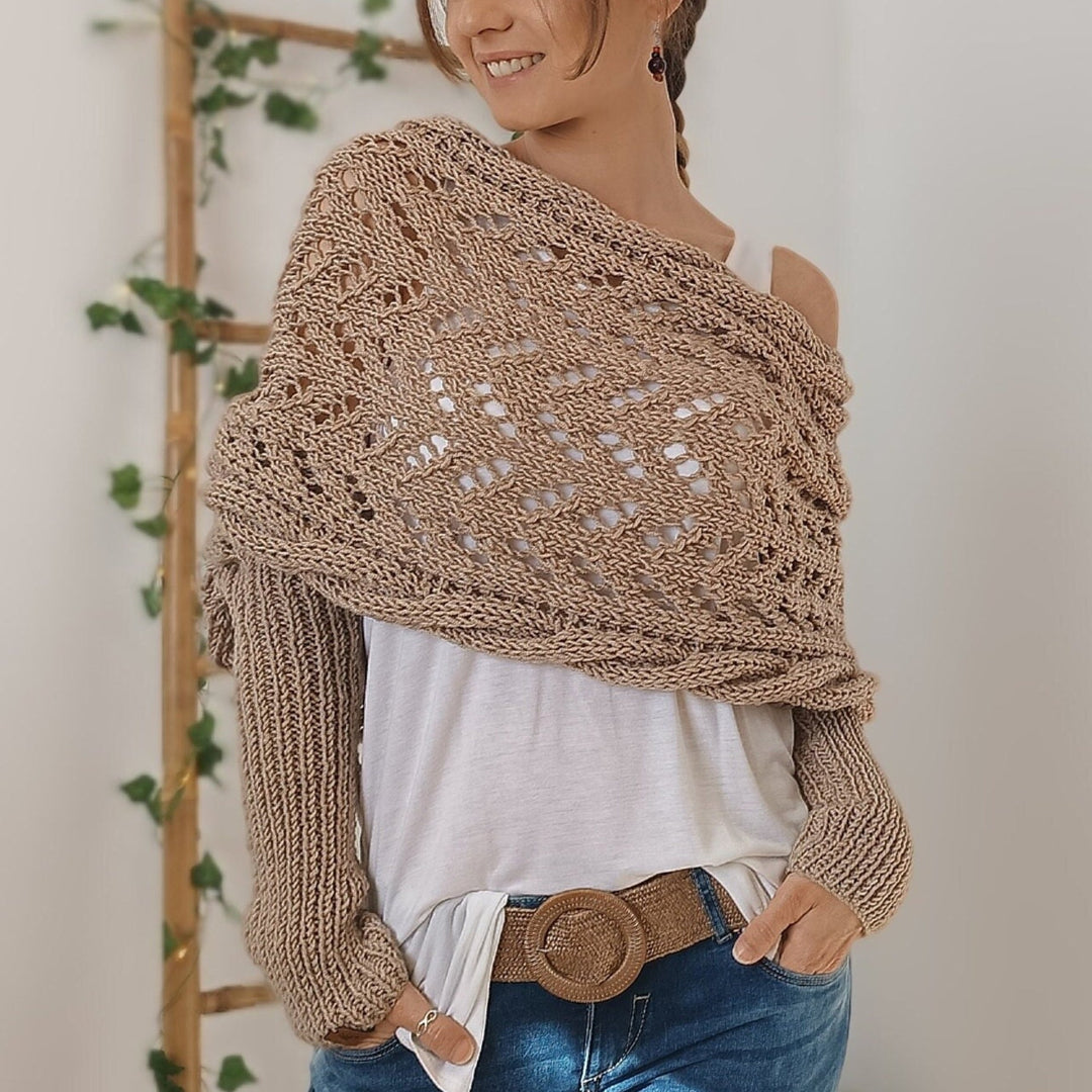 Elara Wrap | Elegant Layering Shawl