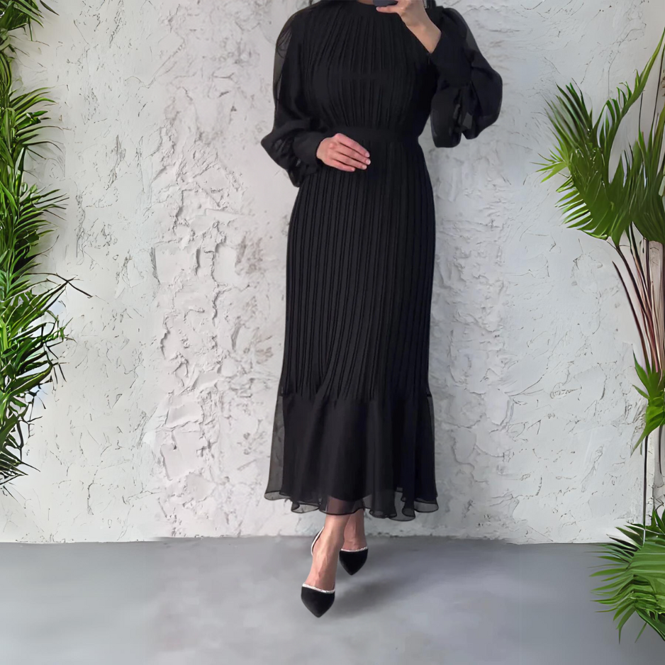 Lira | Graceful Pleated Day-to-Evening Dress