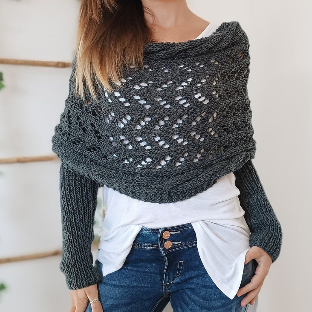 Elara Wrap | Elegant Layering Shawl