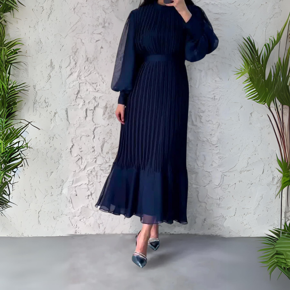 Lira | Graceful Pleated Day-to-Evening Dress