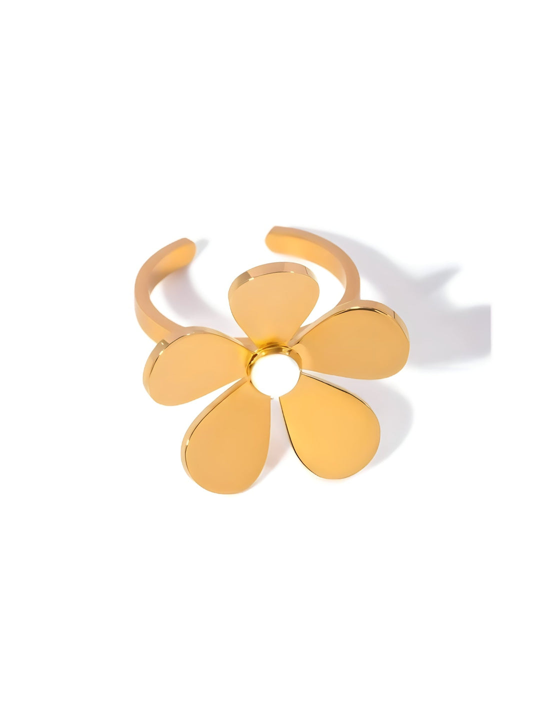 Golden Flora Daisy Ring