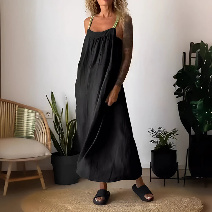 Adelle | Boho Pocket Maxi Dress