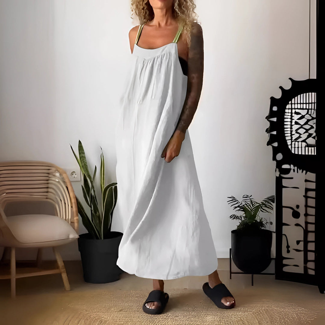 Adelle | Boho Pocket Maxi Dress