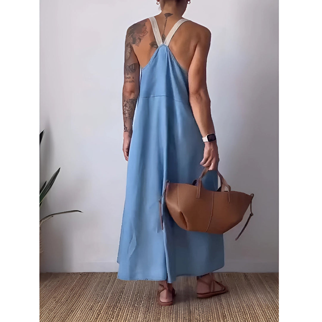 Adelle | Boho Pocket Maxi Dress