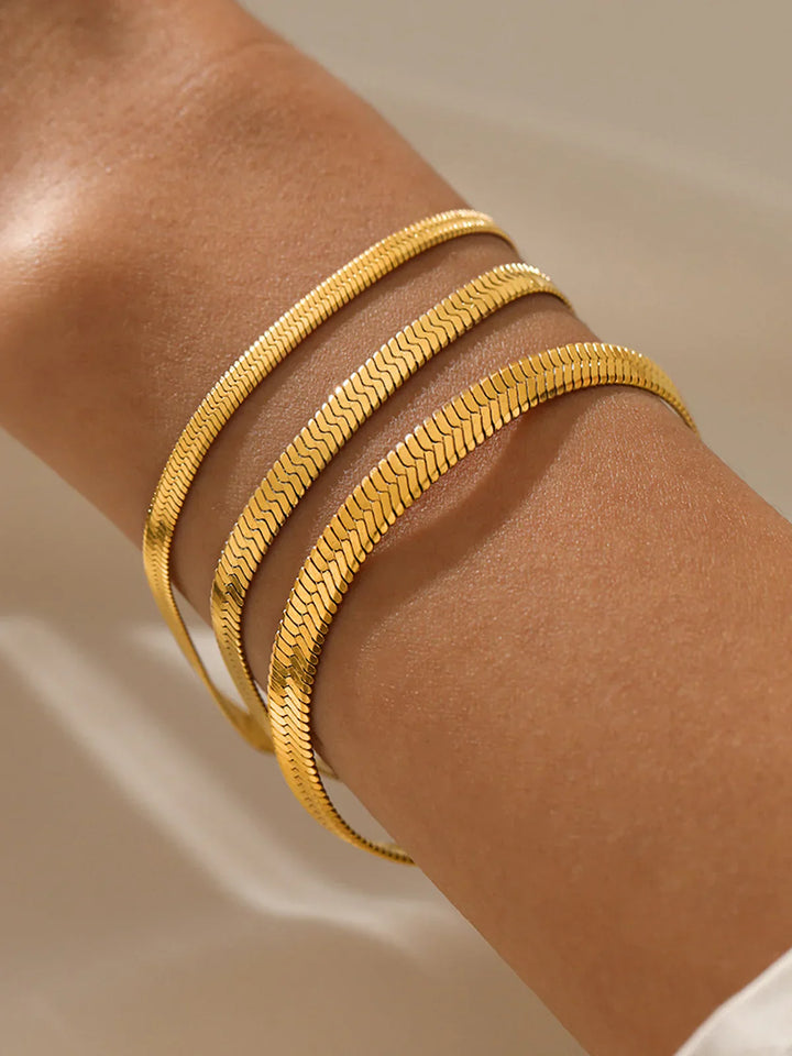 Golden Wave Bracelet