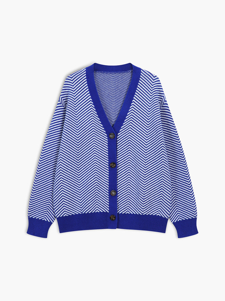 Rey | Everyday Elegance Herringbone Cardigan