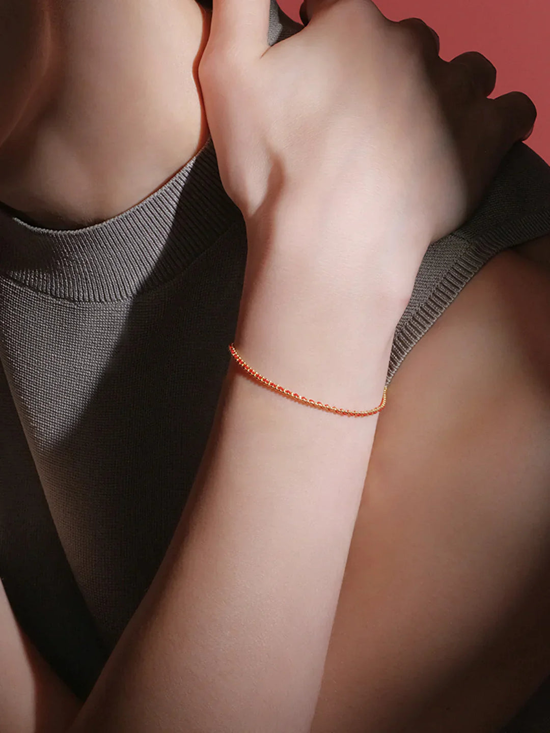 Halo Guardian Red String Bracelet