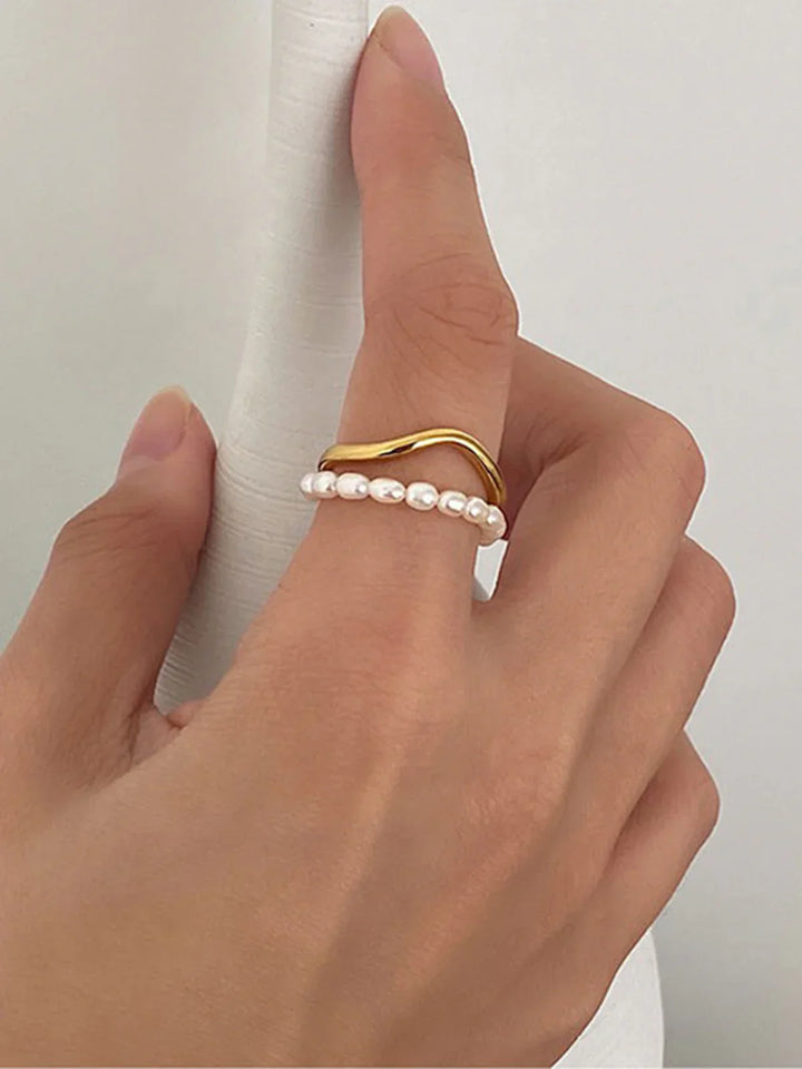 Kara Pearl Duo Ring