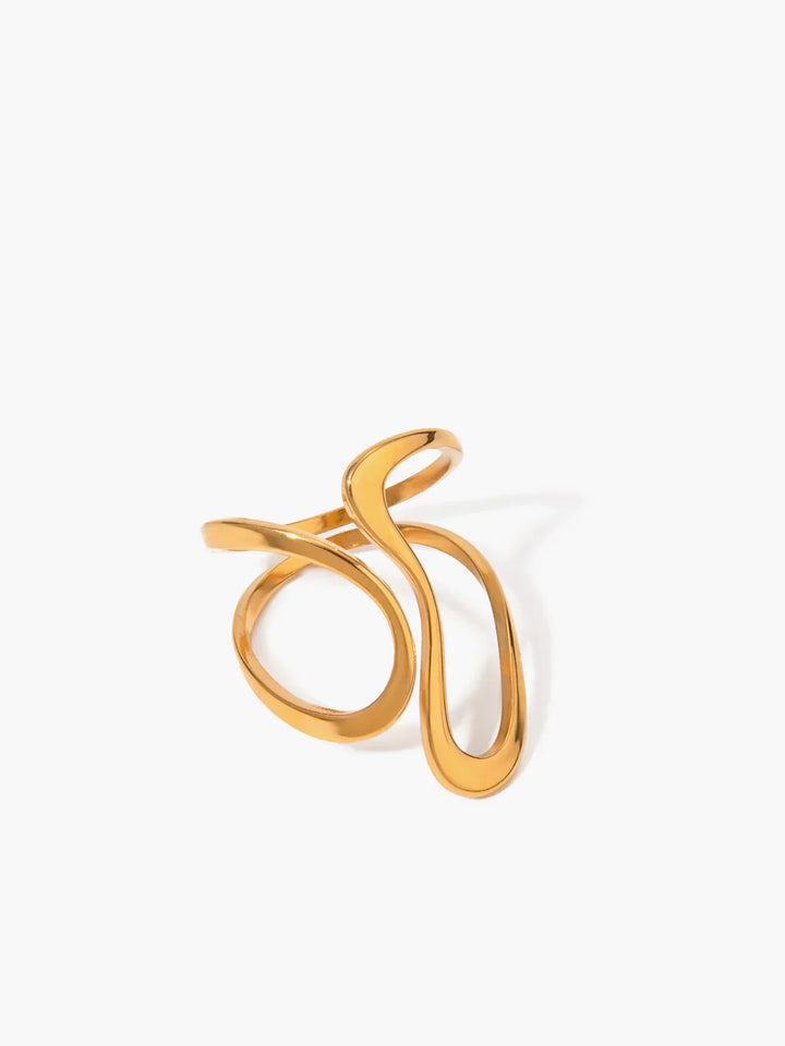 Roma Golden Twist Ring