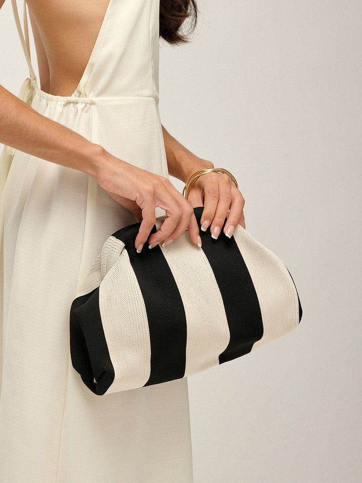 Sofia | Two-Tone Elegance Clutch