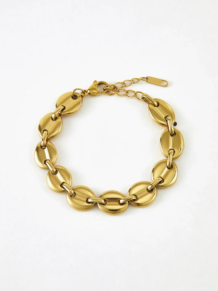 Golden Bean Elegance Bracelet