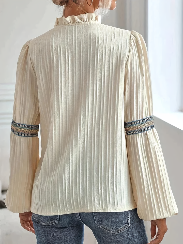 Amelia | Boho Lantern Sleeve Blouse