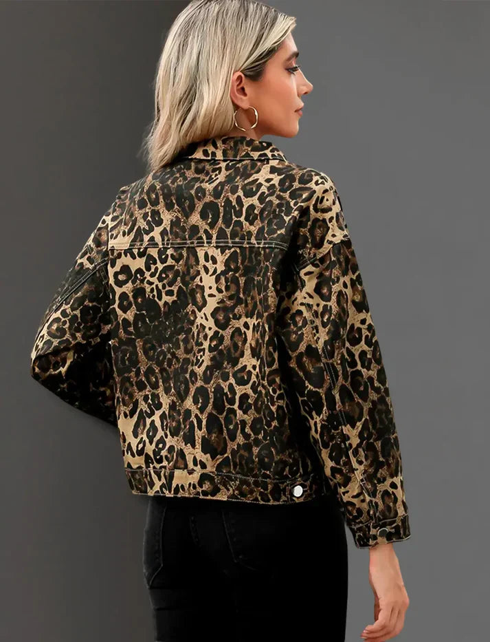 Icon | Leopard Print Statement Jacket