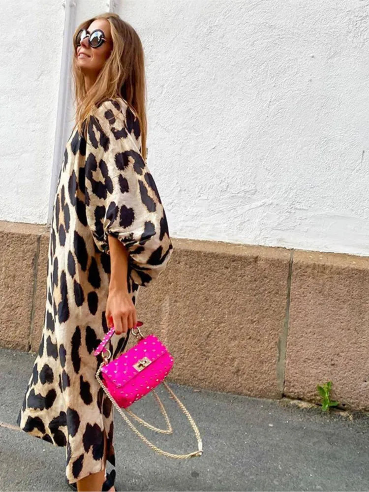 Nina | Fierce Leopard Wrap Dress