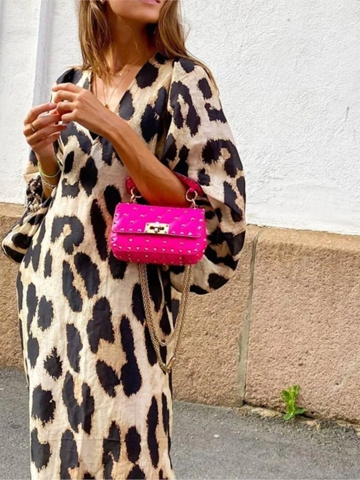 Nina | Fierce Leopard Wrap Dress