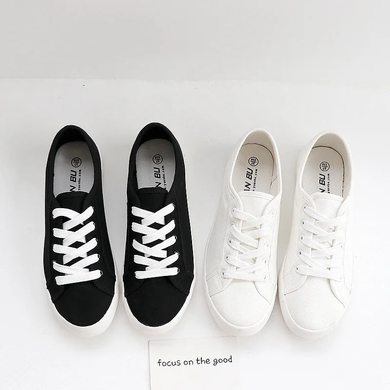 SunnyStride | Unisex Canvas Sneakers for a Fresh Look