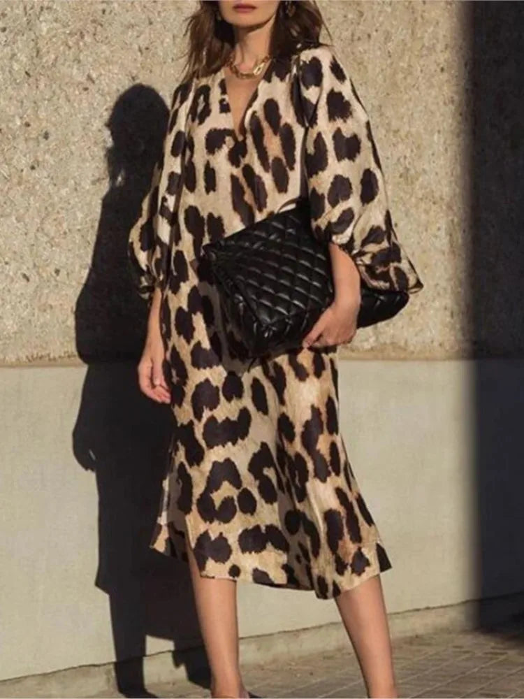 Nina | Fierce Leopard Wrap Dress