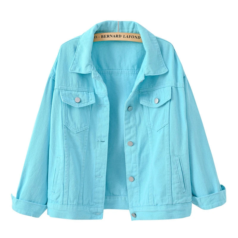 ColorPop | Bold Colored Denim Jacket