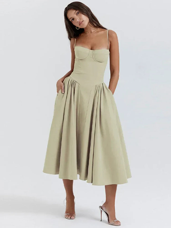 Evelina | Timeless Draped Dress