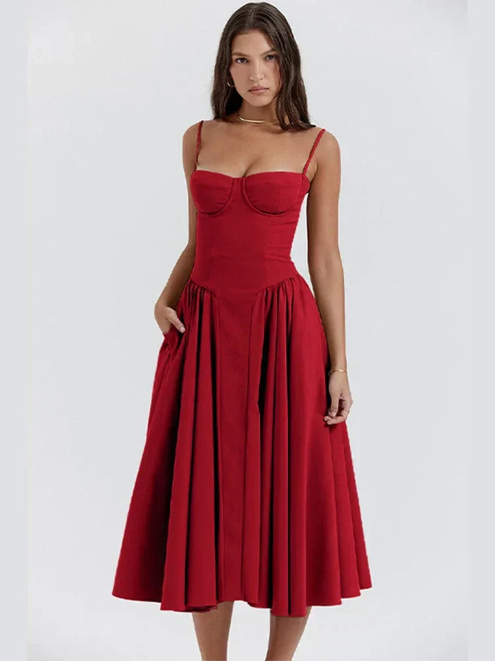 Evelina | Timeless Draped Dress