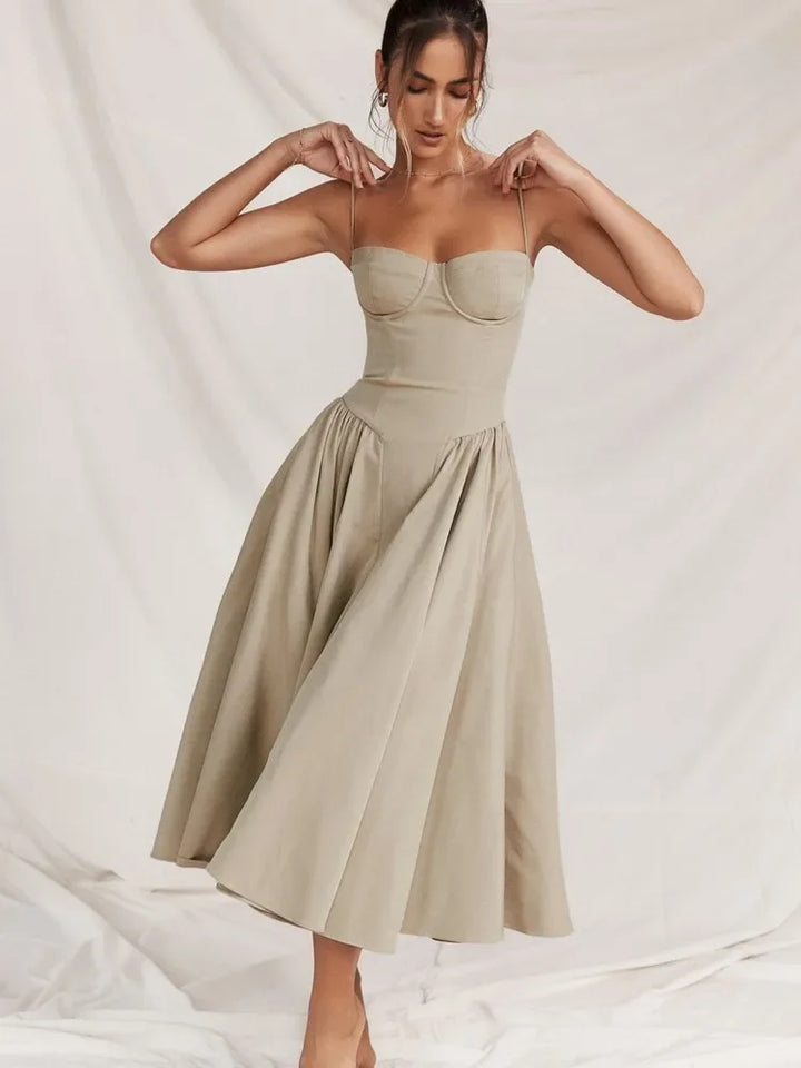 Evelina | Timeless Draped Dress