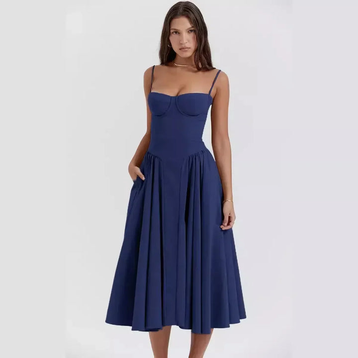 Evelina | Timeless Draped Dress