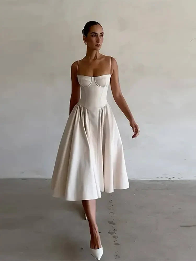 Evelina | Timeless Draped Dress