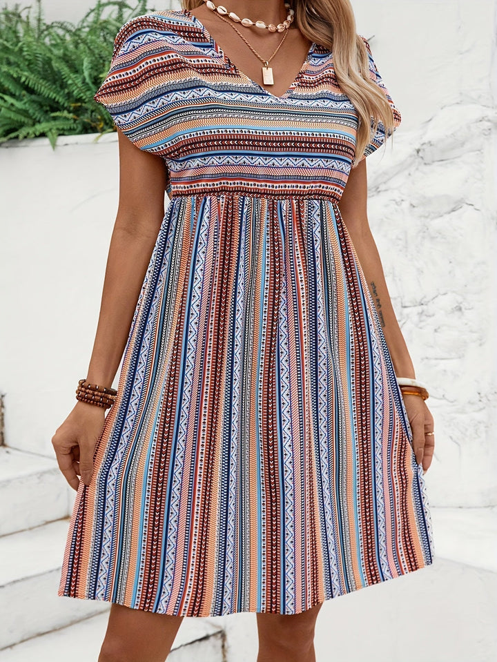 Harriet | Casual Boho Stripe Dress