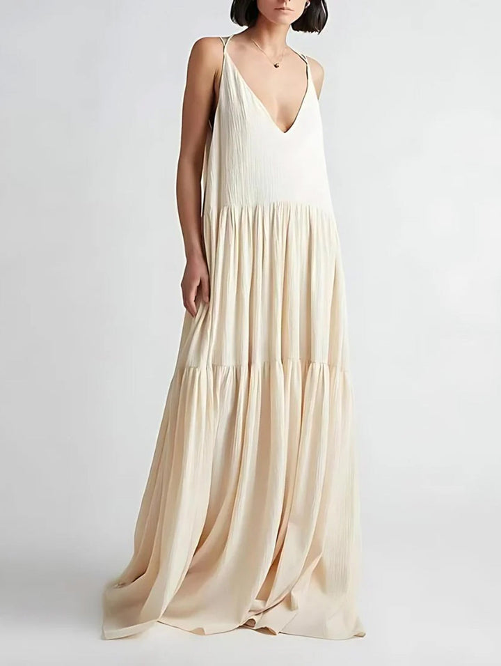 Claire | V-neck Long Dress