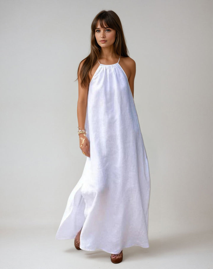 Eliana | Breezy Linen Maxi Dress