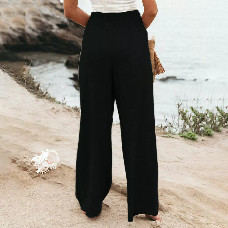 Luna | Relaxed Cotton Linen Trousers