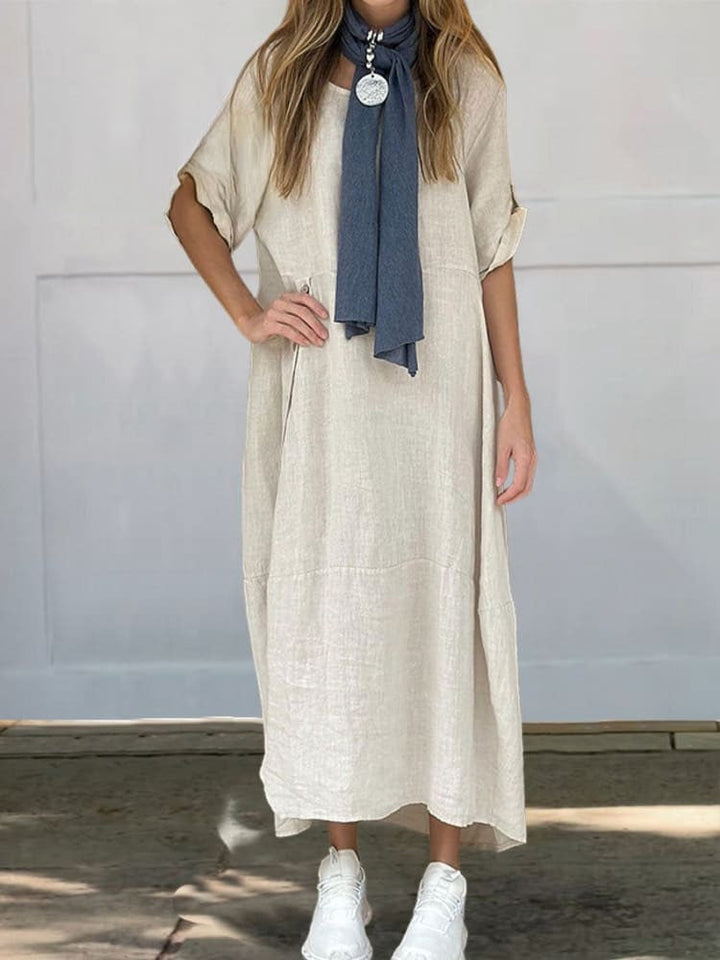 Serena | Light and Breathable Linen Cotton Dress